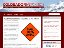 Tablet Screenshot of coloradopeakpolitics.com